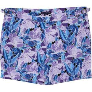 Lords of Harlech NWT Dragon POOL FLORAL HAZE SWIM SHORT - LAVENDER